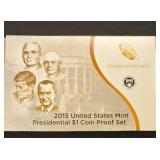 2015 US Mint Presidential one Dollar Coin Proof