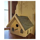 Handmade church style birdhouse