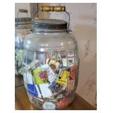 Country store jar full of matches