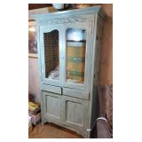 Country sleek chicken wire doors cabinet approx
