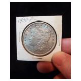 1900 P Morgan silver dollar