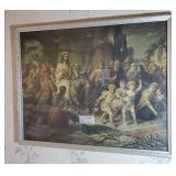 Spiritual print approx size is 21 x 17 inches