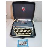 Smith & Corona typewriter in case