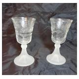 The last supper glasses or candleholders