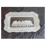 The last supper serving tray approx 11 x 7 inches