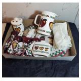 Collection of decorative apple decor