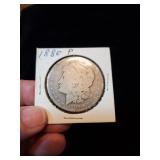 1880 P Morgan silver dollar