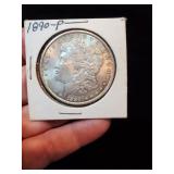 1890 P Morgan silver dollar
