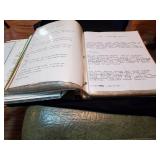 Large 3 ring binder of religious hymns