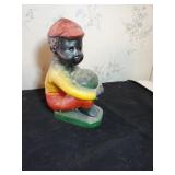 Chalk Ware boy approx 11 inches tall