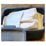 Small tote full of sheets