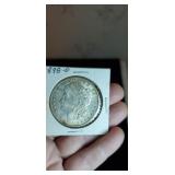 1898 O Morgan silver dollar