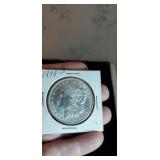 1898 P Morgan silver dollar