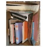 Box of various books