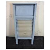 Country blue painted wash board small size