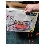 Anchor hocking punch bowl & cups
