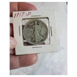 1917 D Liberty Walking half dollar