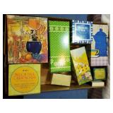 Group of Avon perfume bottles