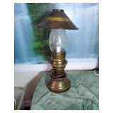 Bronze colored electric lamp