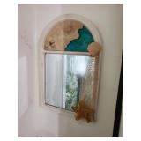 Nautical mirror approx 11 x 14