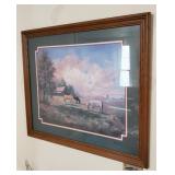 Home interior horse print Approx 26 x 22 inches