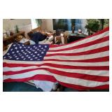 USA  flag approx size is 5 ft x 10 ft