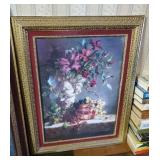 Home interior cherub print Approx 27 x 31 inches