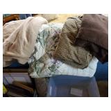 Quilt and a few throws approx full size quilt and