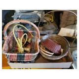 Baskets and contents