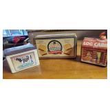 Group of collectible tins