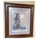 Home interior birds in mailbox print approx 18 x