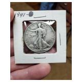 1941  Walking Liberty half dollar