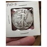 1941 S  Walking Liberty half dollar