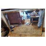 Nice heavy mirror approx size is 40 x 30 inches