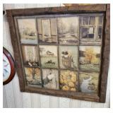 Rustic fall picture approx 25 inches square