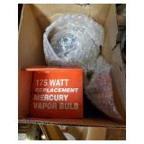 Pair of Dusk to dawn light bulbs and a pair of