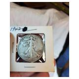 1942 Walking Liberty half dollar