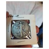 1944 D Walking Liberty half dollar