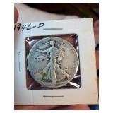1946 D Walking Liberty half dollar