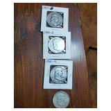 Group of 4 1951 Franklin half dollars 2 are 1951