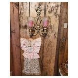 Pair of Home interior wall candelabra and