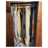 Contents of closet mostly men