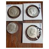 1964 Kennedy half dollars