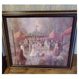 Stunning home interior carousel print approx 27 x