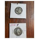1935 pair of Washington head quarters
