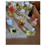 Collection of miniature perfumes