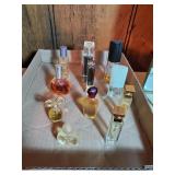 collection of miniature perfumes