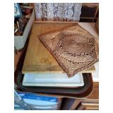 Cutting boards and trays
