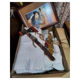 American Indian print and misc