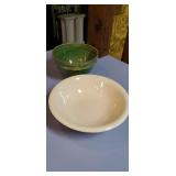 Nice off white McCoy serving bowl approx 12